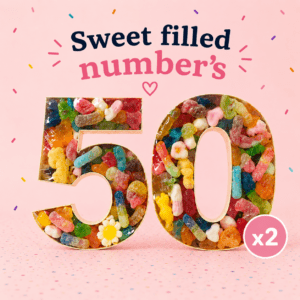Sweet Filled Number x 2