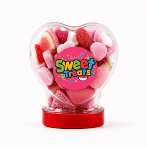 Heart Shaped Sweet Jar