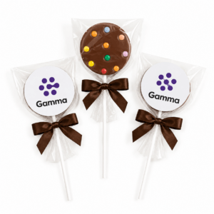 Corporate Chocolate Lollipops